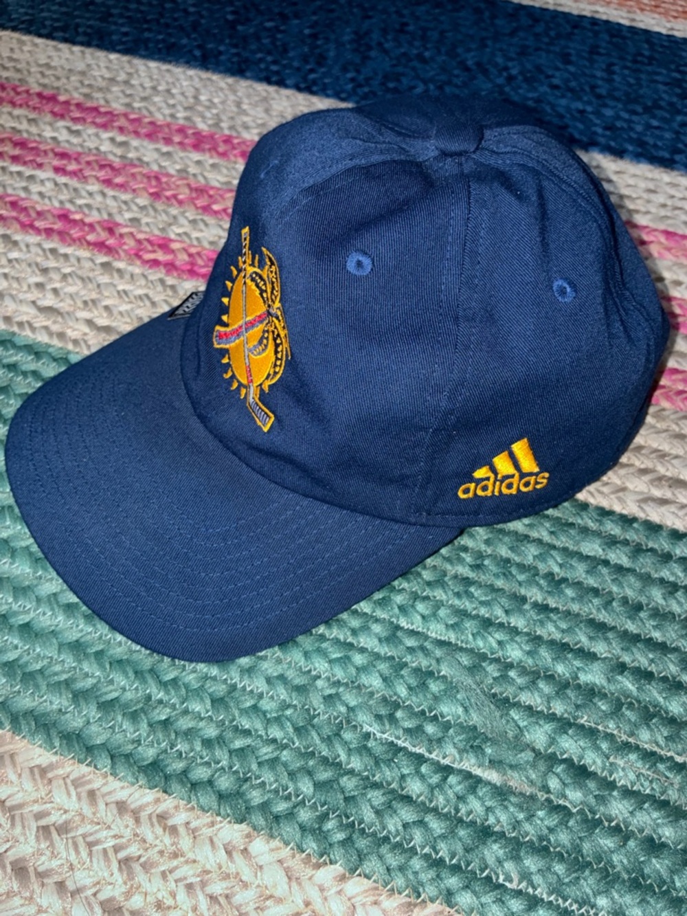 Florida Panthers Adidas Reverse Retro 2.0 Hat Palm Tree NHL Blue RR - Picture 3 of 8